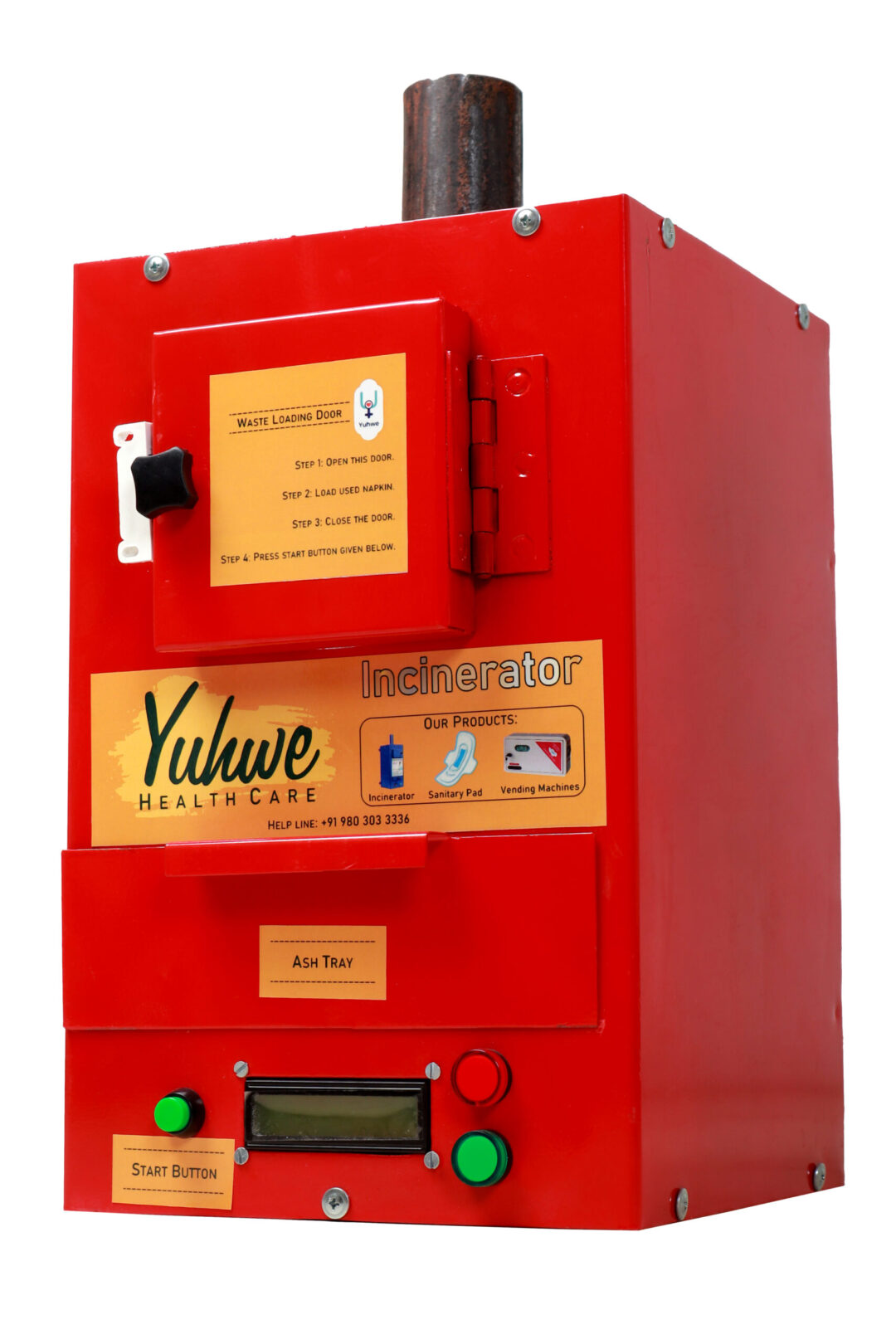 Yuhwe Incinerator (Automatic Sanitary Pad Disposal Machine)